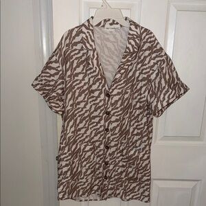 Mini dress with pockets